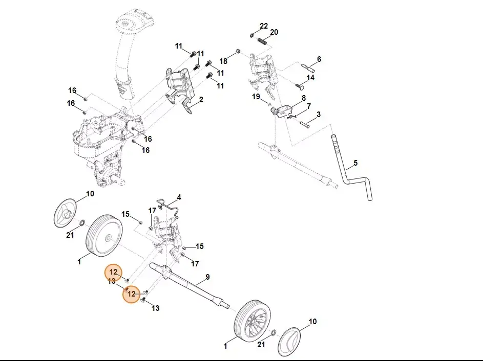 STIHL Glebogryzarka spalinowa MH445.0 Śruba z łbem okrągłym M8x12 9027 318 1750 | Niska cena